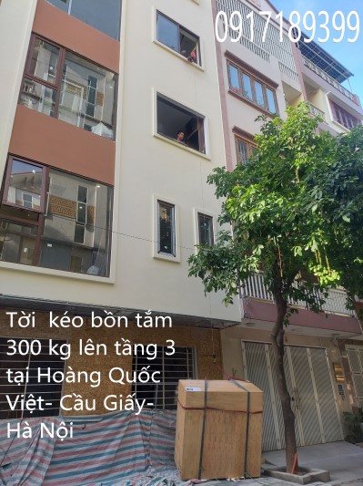 Dịch vụ kéo đồ lên cao tại cầu giấy- Hà Nội